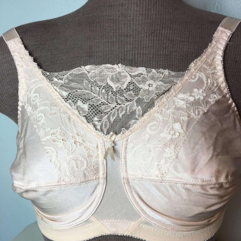 Trulife #N4019 Mastectomy Bra Nude 36DD